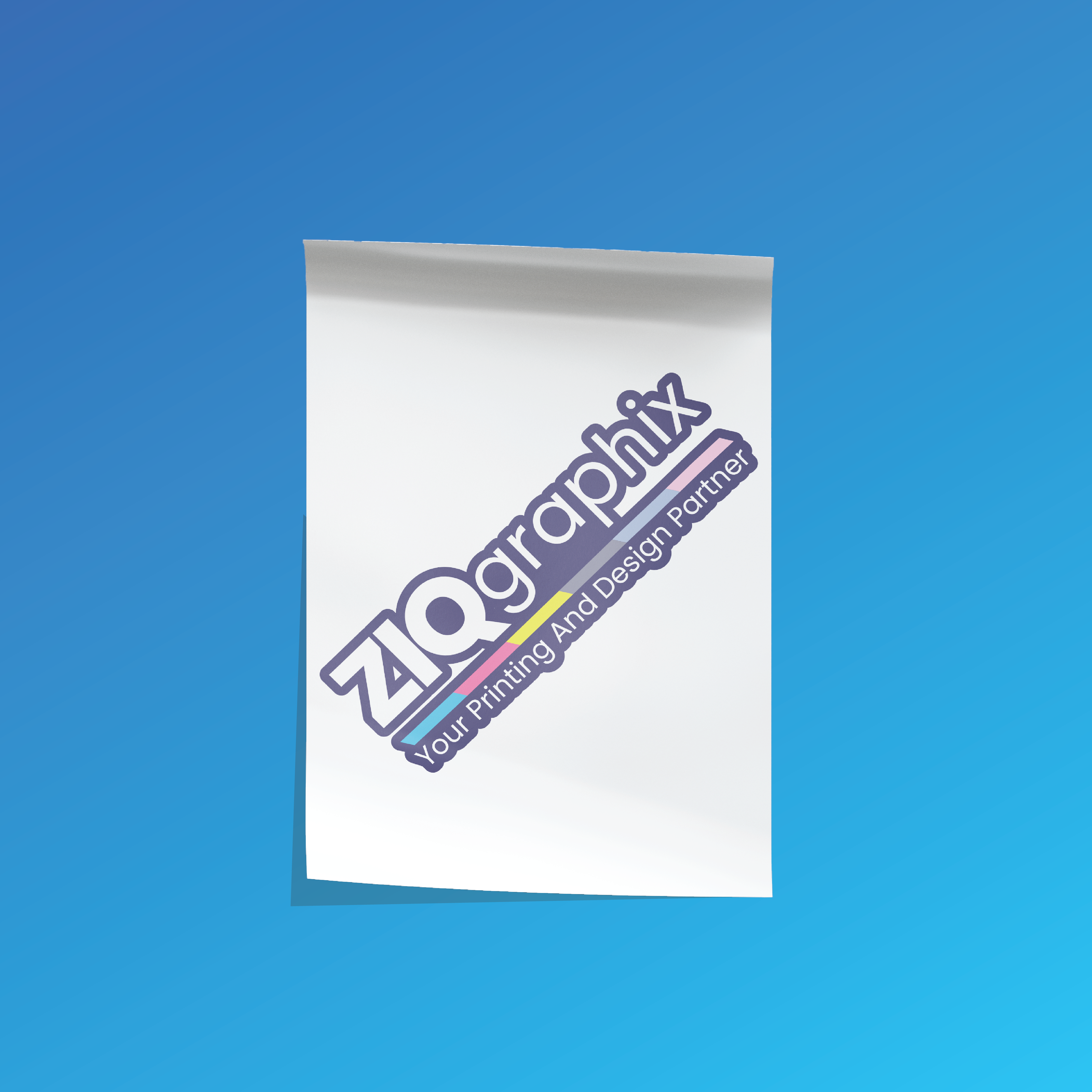 Contoh helaian Poster Synthetic Paper ZIQgraphix